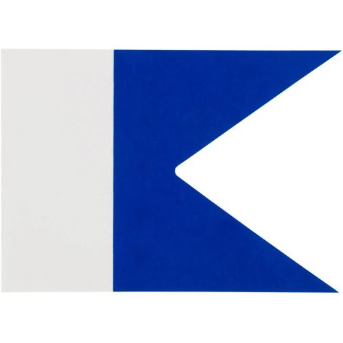 TRIDENT ALPHA DIVE FLAG STICKER