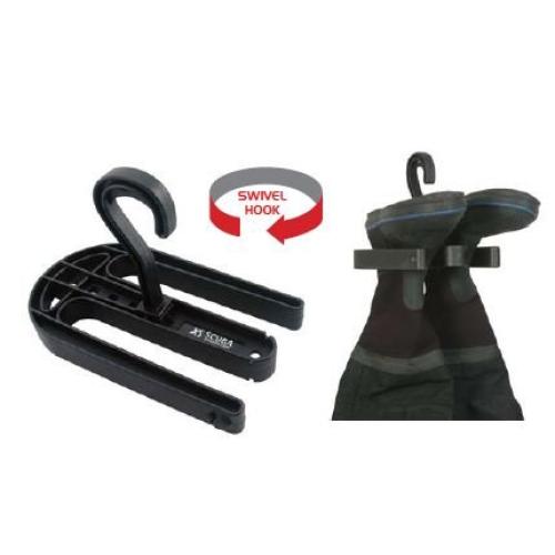 XS SCUBA FOLDABLE DRYSUIT HANGER, BLK