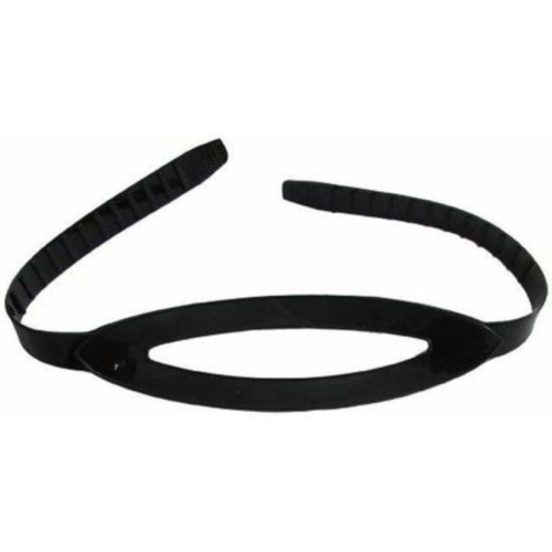 XS SCUBA MASK STRAP BLACK SILICONE STANDARD