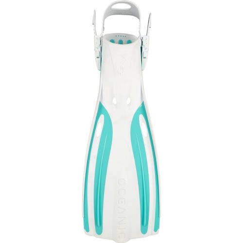 OCEANIC VIPER 2 OH FIN, WH/AQUA, XS