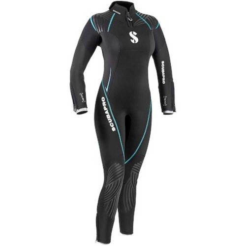 SCUBAPRO DEFINITION STEAMER 7MM WOMEN'S BLK/TURQ- S