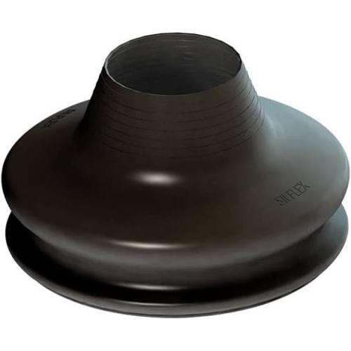 BARE SILICONE NECKSEAL, BLACK, L