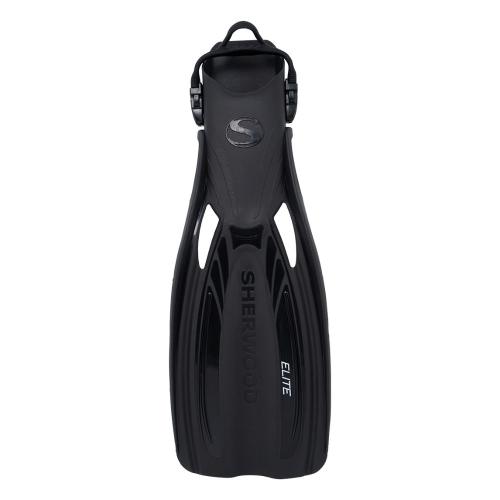 SHERWOOD ELITE FIN, BLACK, SMALL