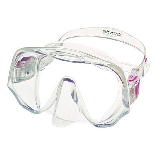 Frameless Mask, Medium Clear/Pink