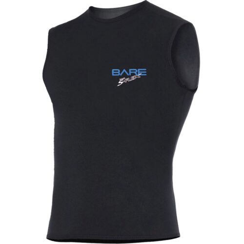 BARE 3MM VEST, MENS, BLACK - M