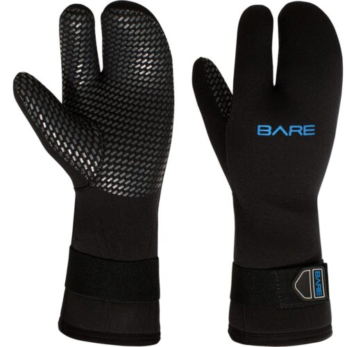 7mm Mitt, Black - 2XL