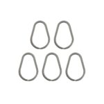 XS SCUBA TEAR DROP SPLIT RING - 5 PACK