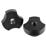 DIVE RITE DELRIN SCALLOPED THUMBWHEELS - 5/16-18 (SET)