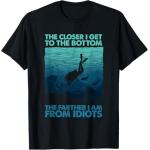 Funny Scuba Diving Themed Art For Men Women Scuba Diving T-Shirt