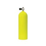 ALUMINUM 63 CU FT YELLOW CYLINDER