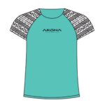 WOMEN'S SS SUN SHIRT, TIFFANY SIZE 2X-LARGE