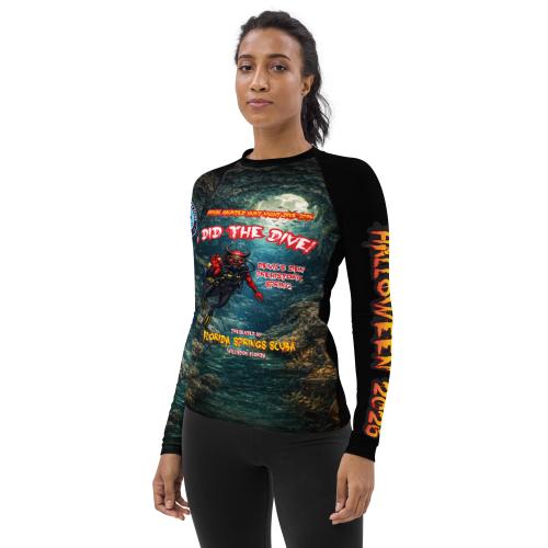 Haunted Hunt Rash Guard Women's