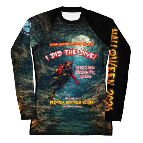 Haunted Hunt Rash Guard Women's