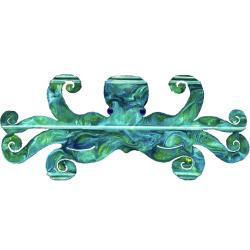 63x26 Octopus Painted Tin Artwork
