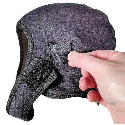 L, 1mm Titanium Neoprene Beanie, Black