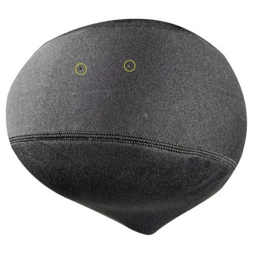 L, 1mm Titanium Neoprene Beanie, Black