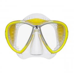 Synergy 2 Twin - Clear/Clear/Yellow w/comfort strap- Clear Skirt