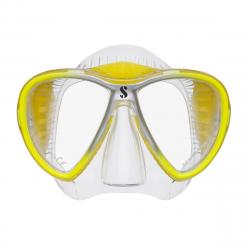 Synergy 2 Twin - Clear/Clear/Yellow w/comfort strap- Clear Skirt