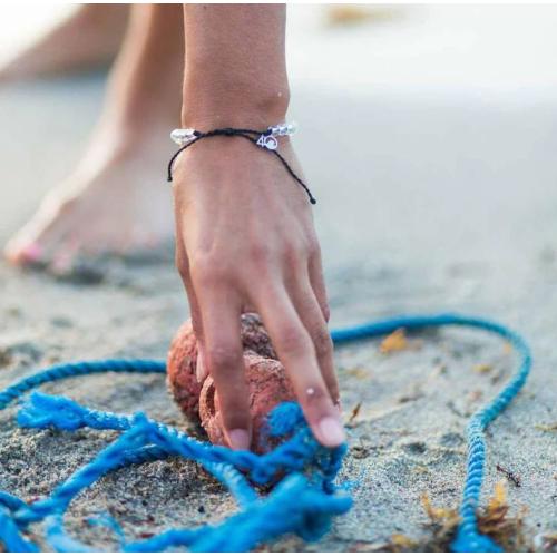 Shark Black Bracelet - 4Ocean