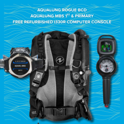 AquaLung Rogue BCD, AquaLung Legend Regulator, and FREE i330r Computer Console