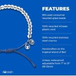 Signature Blue Beaded Bracelet - Blue - 4Ocean