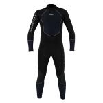 5MM BACK ZIP QS FULL SUIT - BLACK - LG