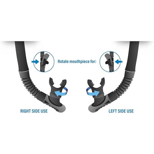 Seac Reverse Dry Snorkel 