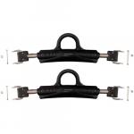OMS Spring Heels w/Loop for SlipStream-style Fins, Large 10