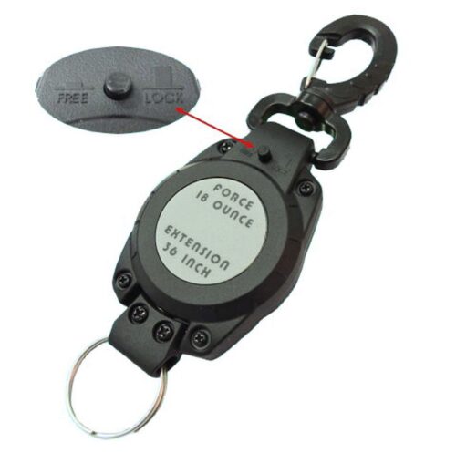 RETRACTOR WITH CLIP AND LOCK