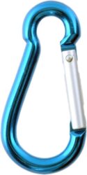 ALUMINUM CARABINER - 3'' LENGTH