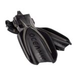 MANTA RAY FIN, TITANIUM/BLACK, REG
