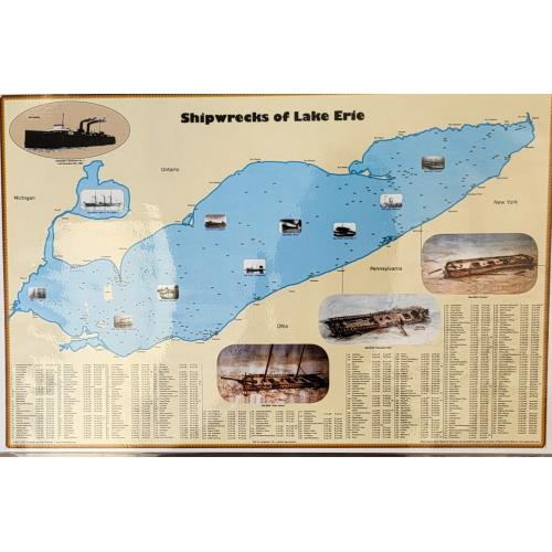 Poster - Lake Erie Shipwrecks