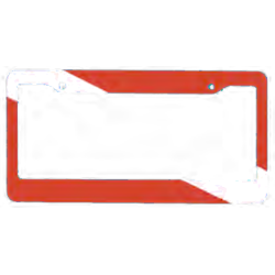 License Plate Frame - Scuba Diver
