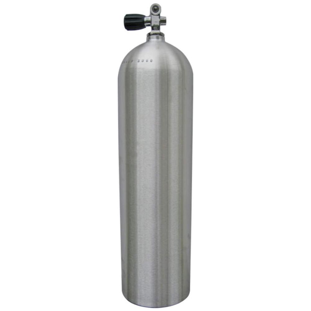 80 Cubic Foot Tank w/ K-Valve - Aluminum Silver 80 Cubic Foot Tank w/ K-Valve - Aluminum Silver