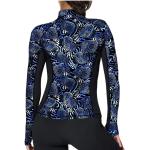 WOMENS ZIP RASH GUARDS ANGELFISH HYPNOSIS SM