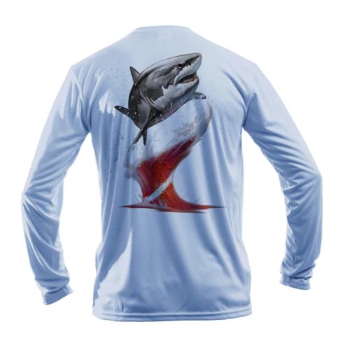 Great White L/S Artic Blue 3XL