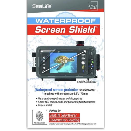 Screen Shield for SportDiver Housing (2- pk. Fits cameras & housi
