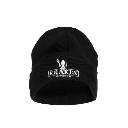 Embroidered Beanie Black