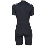 3MM THERMAXX SZ 8 SS FRONT ZIP SHORTY, BLACK/LAVENDER