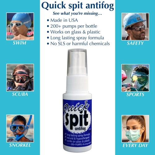 Quick spit antifog spray - 1oz. size