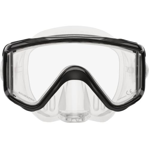 Crystal VU Plus w/Purge - Black/Gray - Clear Skirt