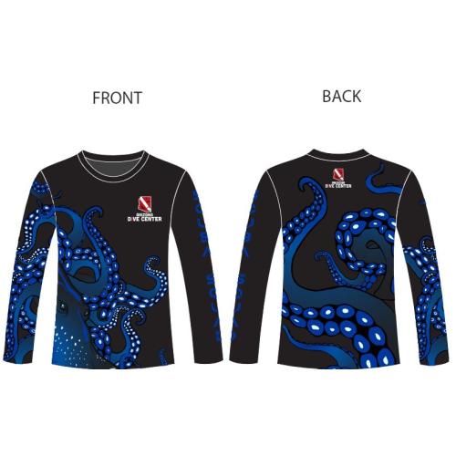 Octopus (Blue) LS Rash Guard - XL