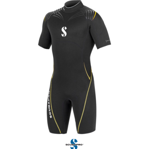 Definition Shorty 2.5mm Men's - Black/Yellow 3XL