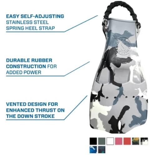 Jet Fin White Camo - MD