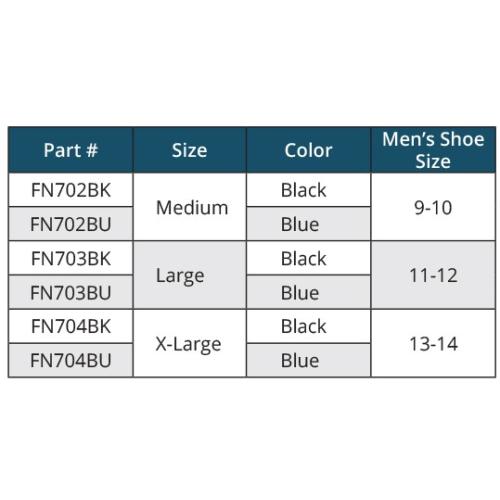 Cortez II Fins Black - MD