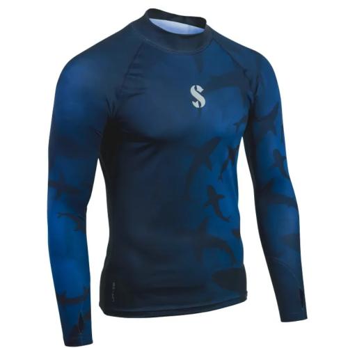 T-Flex Shark Mens, Long Sleeve (UPF50) - MD