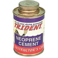 BLACK NEOPRENE CEMENT 4 OUNCE CAN OF BLACK