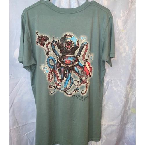 VINTAGE OCTO DIVE T-SHIRT L