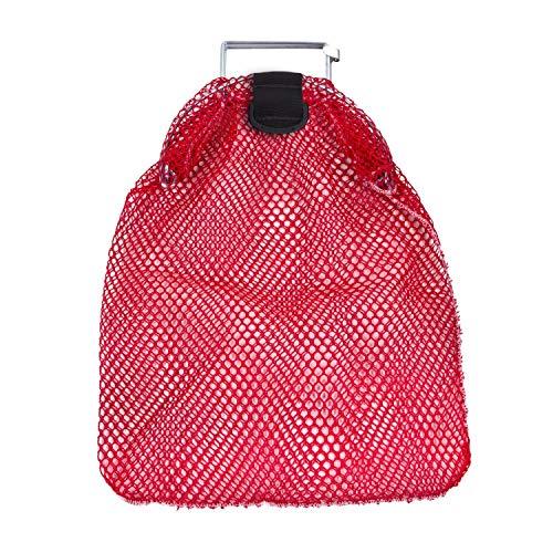 MEDIUM WIRE HANDLE MESH BAG WITH D-RING 15 X 19