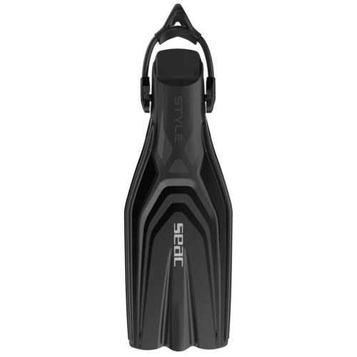 OPEN HEEL FIN STYLE SLING STRAP BLACK XS/S